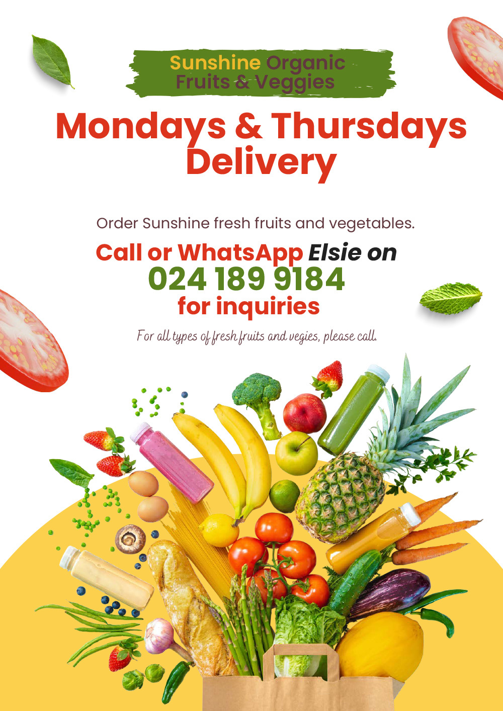 Vorschau Flyer Sunshine Fresh Fruits and Veggies