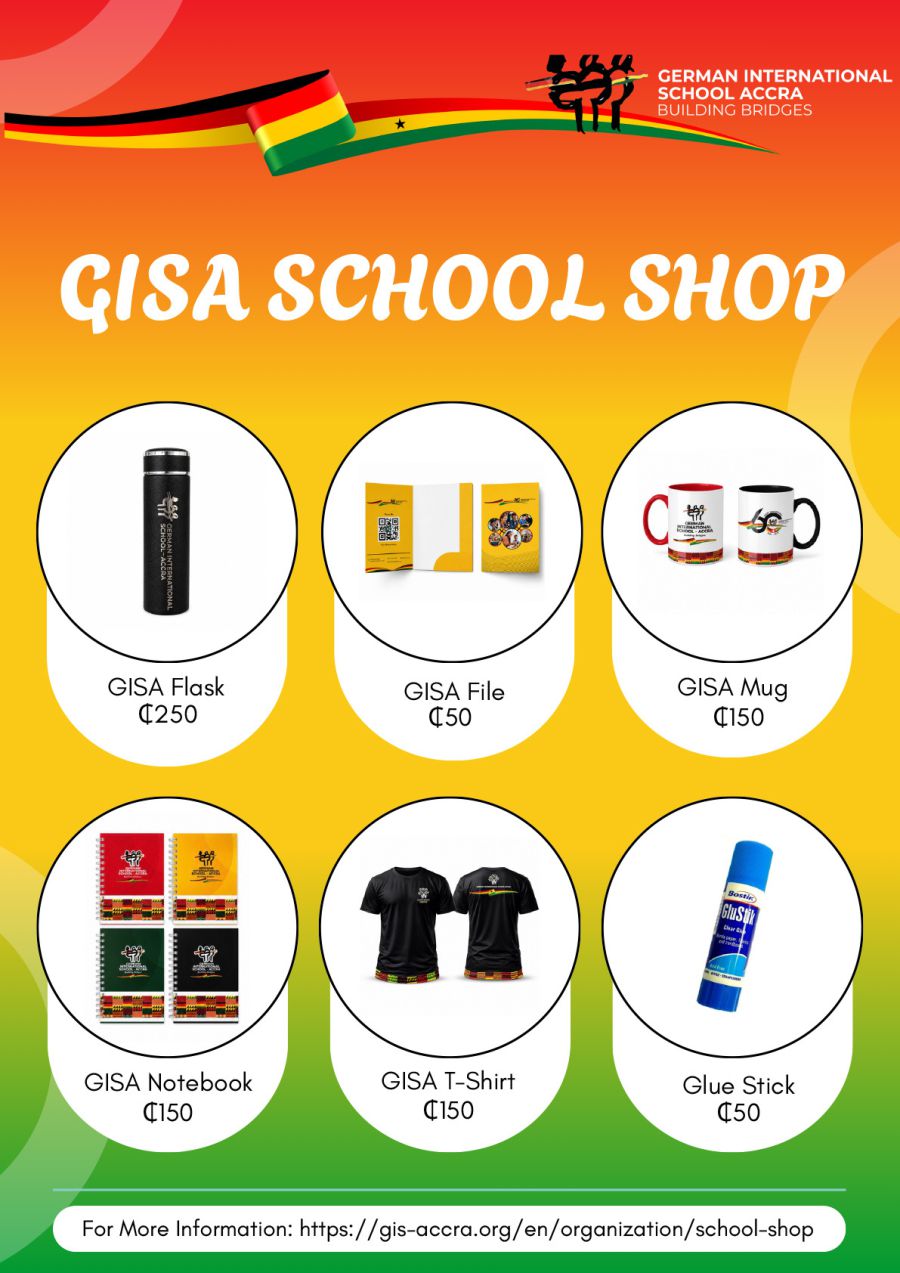 GISA School Shop Pricelist 2026/2027 Page 3