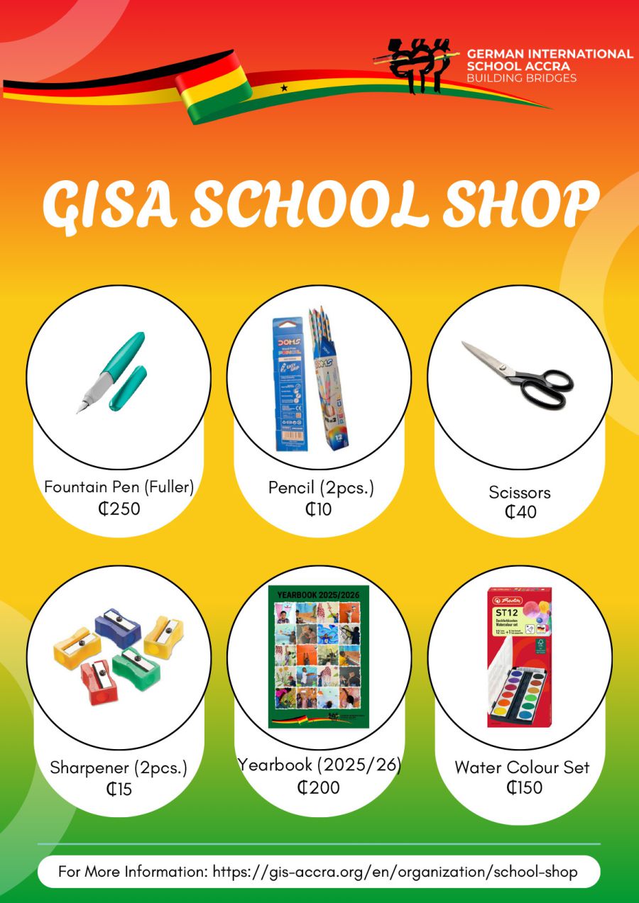 GISA School Shop Pricelist 2026/2027 Page 4
