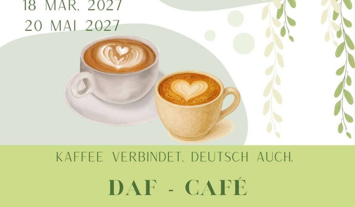DaF-Café: Gemeinsam Deutsch sprechen und ins Gespräch kommen