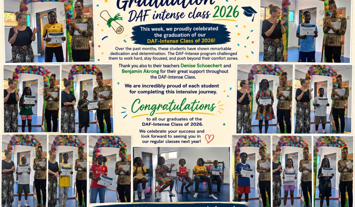 DAF Intensive Class 2026 Graduation – A Milestone on the Path to Mainstream Classes