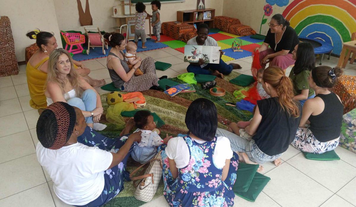 Reading Aloud  in the Babyclub