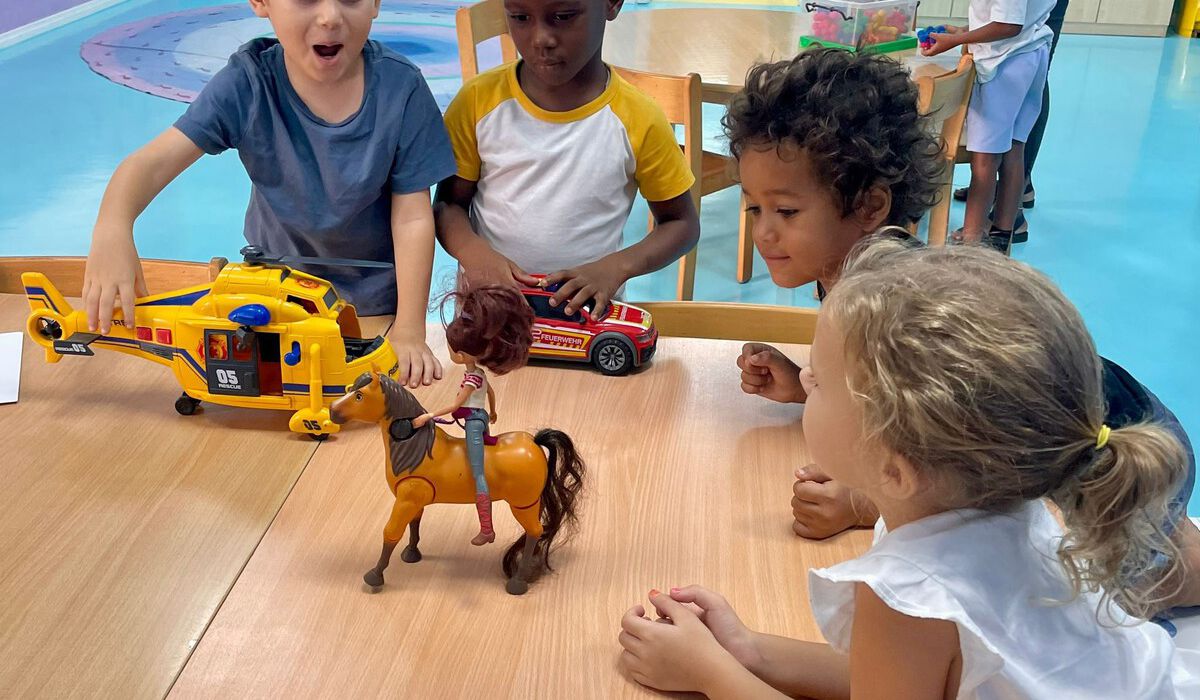 Spielzeugtag im Kindergarten